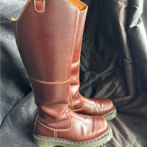 Dr. Martens Dark Brown Leather Boots